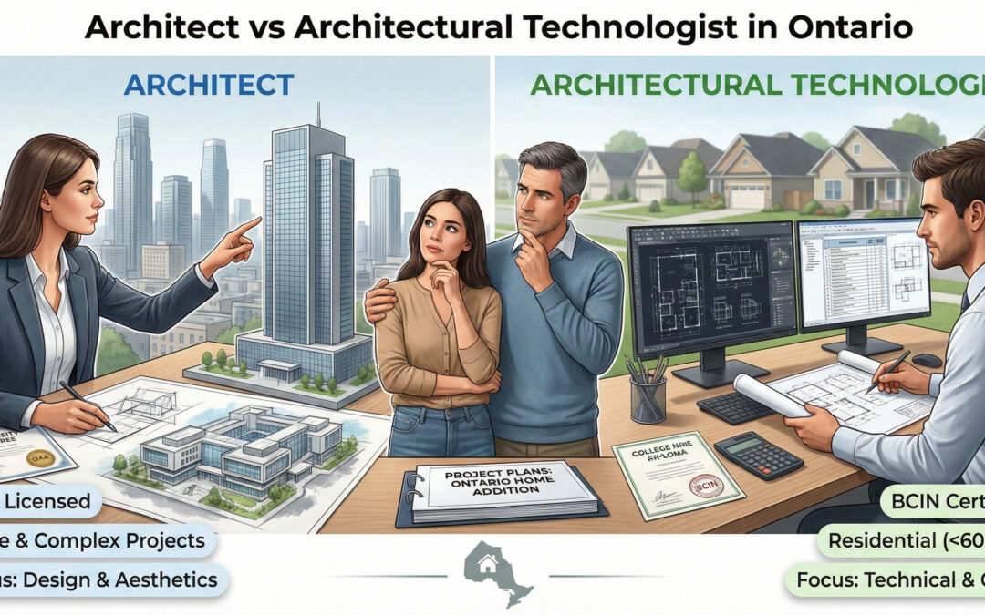 Architect vs Architectural Technologist Ontario 2026 Guide